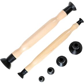 Valve Lapping Tool Valve Lapper Set with 4 Suction Plates for Vehicle Oil Systems Maintenance and Repair