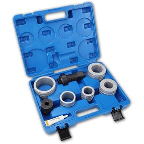 Exhaust Pipe Expander Tool Set - 1-5/8 to 4-1/4 Inches, Hex 28mm, 3/4″-10 Thread, Automotive Car Muffler Spreader Kit