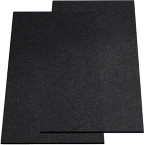 2 Pack Garage Floor Mat, 60 x 36 Inch Oil Spill Mat for Under Car Driveway Mats with Waterproof Backing, Black Reusable Rubber Mat Garage Mat for Protecting Surfaces