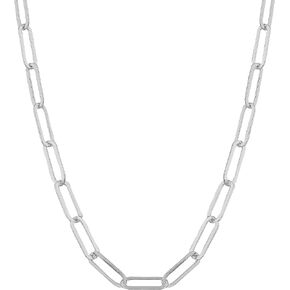 Silpada 'Graffetta Matte' Chain Necklace in Sterling Silver