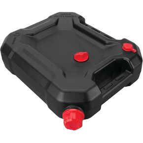 Performance Tool W4077 16-Quart Oil Drain Container, Deep Drain Well, Integrated Handles, Sealing Rubber Gaskets, Black