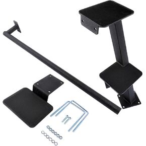 3 Step Boat Trailer Steps w/Safety Handle Universal Fits 3.5" or 3" Wide Trailer Tongues of Bass Boats, Pontoon Boats, Hunting Boats