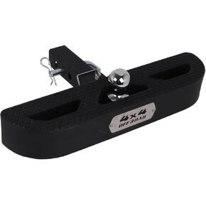 Heavy Duty Trailer Tow Steps Extension Step Non-Slip Thick Iron Universal Steps Tow Steps 2 Inch Tow Receiver Plug Fits Truck SUV Trailer Car Crash Steps