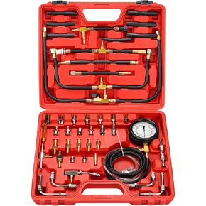 مجموعة أدوات اختبار ضغط حقن الوقود من هاندور برو، مقياس ضغط الوقود 0-140 رطل لكل بوصة مربعة لمعظم السيارات والشاحنات in Kuwait