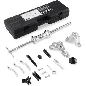 Orion Motor Tech Slide Hammer, 9-Way Internal/External Slide Hammer Puller Set - Pulls Hubs, Rear Wheel Axle Shafts, Bearings, Bushings, Seals, Retainers