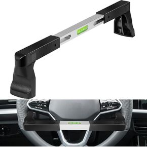 Camoo Steering Wheel Level Alignment Tool for Most Steering Wheel Internal Diameter 270mm-350mm, Spring-Loaded Steering Wheel Holder Level The Steering Wheel Accurately