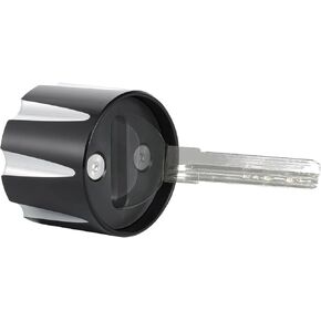 Black Hidden Key Cover for Can Am Spyder , Ignition Key Holder Key Shell ,with Hole Fits for Can Am Spyder F3 / RT/RT-S/RS/RS-S/ST/ST-S Aluminum Keyless
