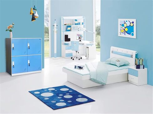 MECOLOR Steel Office Locker Cabinet with Keys, School and Home Storage Locker Organizer，Kids Locker for Cloth and Toy Organizer,Living Room Boy and Girl Metal Storage Locker Cabinet (Yelllow)… in Saudi Arabia