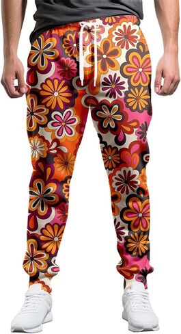 WXUEH موضة 80s نمط عداء ببطء Sweatpants رجالي مضحك ركض السراويل غير رسمية السراويل الترنك 90s الزي للرجال الرياضة رياضية in Kuwait