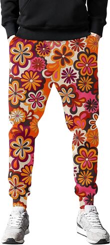 WXUEH موضة 80s نمط عداء ببطء Sweatpants رجالي مضحك ركض السراويل غير رسمية السراويل الترنك 90s الزي للرجال الرياضة رياضية in Kuwait