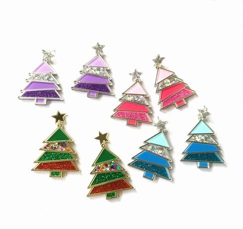 4 أزواج أقراط عيد الميلاد للنساء عيد الميلاد أقراط الاكريليك مجموعة أقراط الزنجبيل ديناصور قوس قزح أقراط الزنجبيل زينة عيد الميلاد هدايا عيد الميلاد للنساء الفتيات in Kuwait