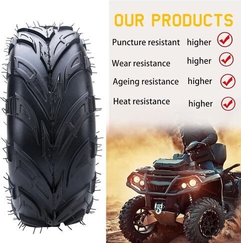 2 Pack 145/70-6 Tires for Go Kart ATV Mini Bike Tires Coleman CC100X CT100u Tires, 145/70-6 Tires 145 70-6 Tires in Kuwait