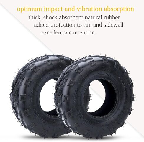 2 Pack 145/70-6 Tires for Go Kart ATV Mini Bike Tires Coleman CC100X CT100u Tires, 145/70-6 Tires 145 70-6 Tires in Kuwait