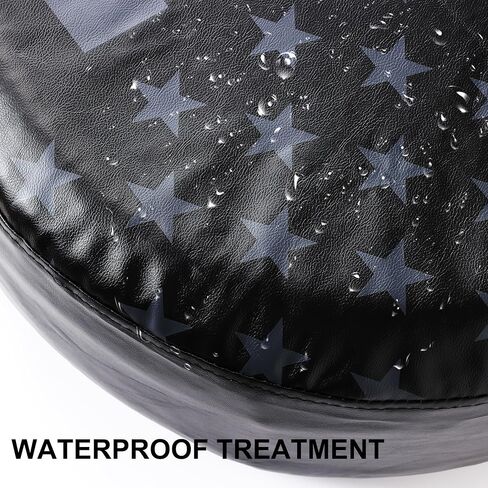 Moonet PVC Thickening Leather Tire Wheel Covers 2 Pack- Tough Tire Wheel Protector for Truck, SUV, Motorhome, Camper,Trailer,RV - Universal Fits Tire Diameters 40-42 inches,Black in Kuwait