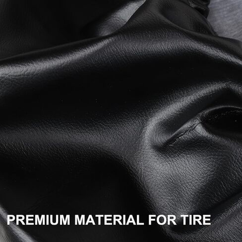 Moonet PVC Thickening Leather Tire Wheel Covers 2 Pack- Tough Tire Wheel Protector for Truck, SUV, Motorhome, Camper,Trailer,RV - Universal Fits Tire Diameters 40-42 inches,Black in Kuwait