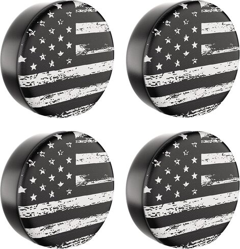 Moonet PVC Thickening Leather Tire Wheel Covers 2 Pack- Tough Tire Wheel Protector for Truck, SUV, Motorhome, Camper,Trailer,RV - Universal Fits Tire Diameters 40-42 inches,Black in Kuwait