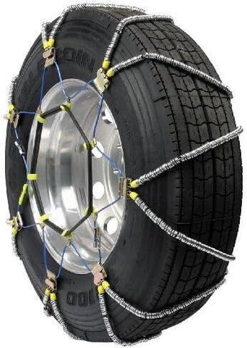 شركة سلسلة الأمان ZT837 Super Z سلاسل إطارات الجر شديدة التحمل للشاحنات وسيارات الدفع الرباعي كاملة الحجم، تركيب سريع للغاية مع شدادات مطاطية مدمجة، مجموعة من 2 in Saudi Arabia