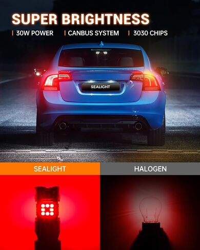 SEALIGHT 3157 LED Bulb, 3156 DRL & Turn Signal Light White/Amber Switchback Dual Color, 3600LM 30W Super Bright 4157 3056 3057 4057 LED Replacement for Daytime Running Light, Pack of 2 in Saudi Arabia