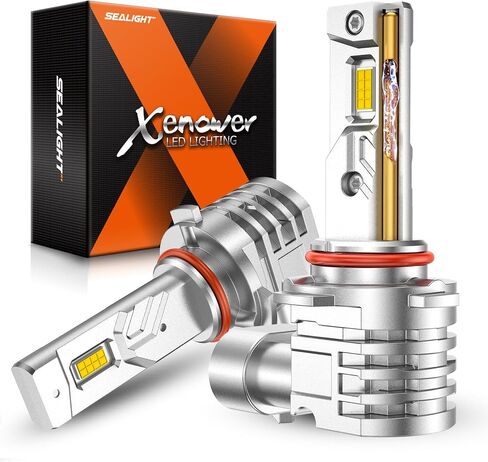 SEALIGHT H10 LED Fog Light Bulb, 9140 9040 9045 9145 Fog Lights Led CANbus Ready, 6000K 16000LM White Strong Penetration, 1:1 OEM Bulb Plug-N-Play, Pack of 2 in Saudi Arabia