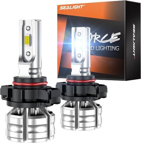 SEALIGHT H10 9140 9145 LED Fog Light Bulbs or DRL, 600% Brightness H10 Fog Lights LED Bulb 6500K White 10000LM Strong Penetration 9040 9045 Fog Light Bulbs for Car, 3 Mins Plug & Play, Pack of 2 in Saudi Arabia