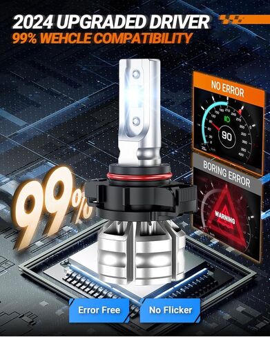 SEALIGHT H10 9140 9145 LED Fog Light Bulbs or DRL, 600% Brightness H10 Fog Lights LED Bulb 6500K White 10000LM Strong Penetration 9040 9045 Fog Light Bulbs for Car, 3 Mins Plug & Play, Pack of 2 in Saudi Arabia