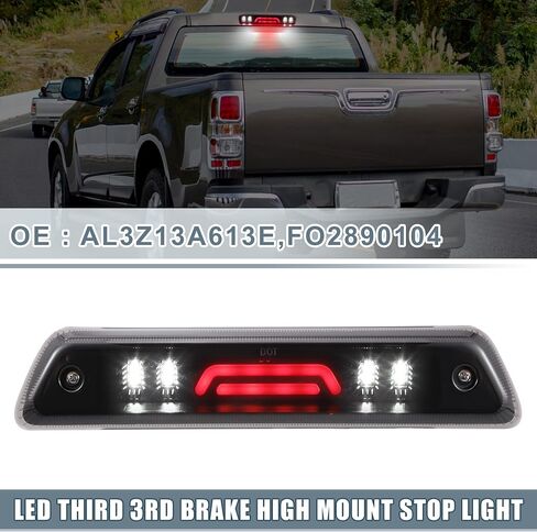 LED Third 3rd Brake High Mount Stop Light AL3Z13A613E Brake Tail Cargo Light for Ford F-150 2009-2014 Black Housing Smoked Lens in Saudi Arabia