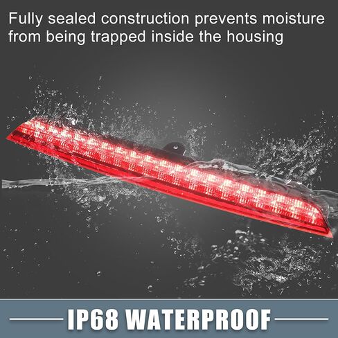 LED Third 3rd Brake High Mount Stop Light AL3Z13A613E Brake Tail Cargo Light for Ford F-150 2009-2014 Black Housing Smoked Lens in Saudi Arabia