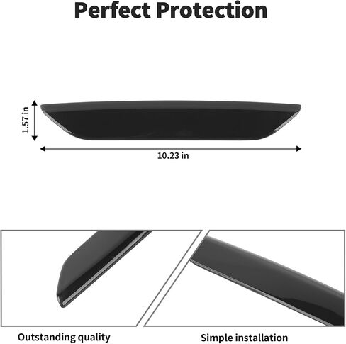 JWWY High-Mount Brake High-Level Stop Light Cover Trim Fit for 2014-2020 Dodge Durango,for 2011-2022 Jeep Grand Cherokee,for 2011-2016 Jeep Compass Exterior Accessorie Blackened in Saudi Arabia