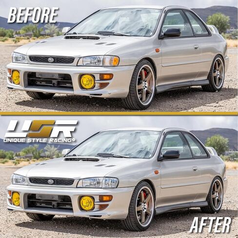 USR DEPO 95-01 Impreza Corner Lights - Front Cornering Parking Turn Signal Lamps (Left + Right) Compatible with 1995-2001 Subaru Classic Impreza GC8 GF8 (Crystal Style Clear Lens) in Saudi Arabia