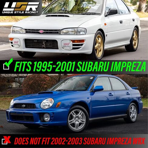 USR DEPO 95-01 Impreza Corner Lights - Front Cornering Parking Turn Signal Lamps (Left + Right) Compatible with 1995-2001 Subaru Classic Impreza GC8 GF8 (Crystal Style Clear Lens) in Saudi Arabia
