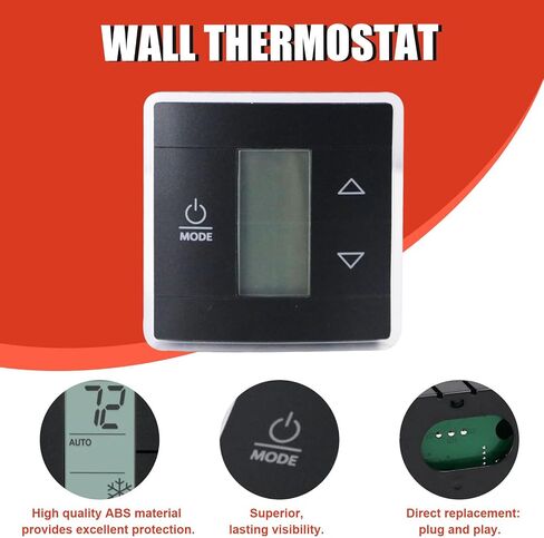 RV Wall Thermostat 3316250.712 Single Zone RV AC Thermostat Replacement for RV/Camper Conditioners in Saudi Arabia