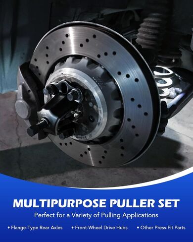 Orion Motor Tech Slide Hammer, 9-Way Internal/External Slide Hammer Puller Set - Pulls Hubs, Rear Wheel Axle Shafts, Bearings, Bushings, Seals, Retainers in Saudi Arabia