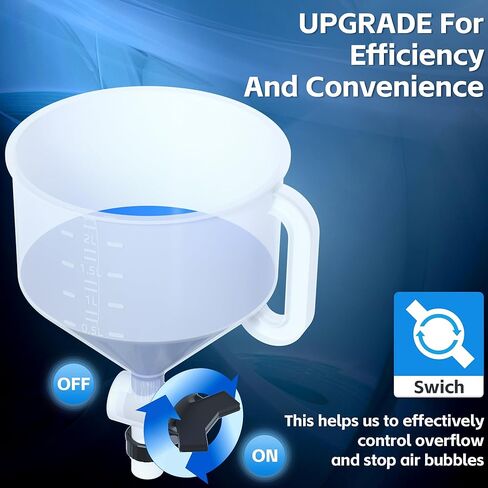 مجموعة قمع تبريد مانعة للانسكاب من KJE، مجموعة تجشؤ قمع الرادياتير، 19 قطعة نظام تبريد نازف سائل التبريد المضاد للانسكاب، محولات للمركبة العالمية in Kuwait