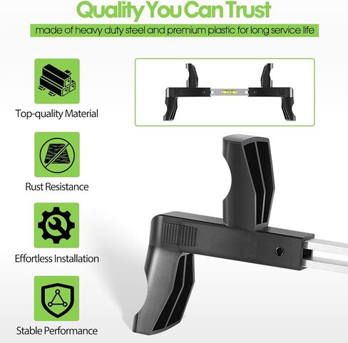 ATD-3100 أداة محاذاة مستوى عجلة القيادة - أداة شريط مستوى عجلة القيادة - استخدام عالمي لسيارات الركاب والشاحنات والشاحنات ذات القطر الداخلي لعجلة القيادة 270 مم - 340 مم، محملة بنابض in Kuwait