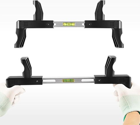 ATD-3100 أداة محاذاة مستوى عجلة القيادة - أداة شريط مستوى عجلة القيادة - استخدام عالمي لسيارات الركاب والشاحنات والشاحنات ذات القطر الداخلي لعجلة القيادة 270 مم - 340 مم، محملة بنابض in Kuwait