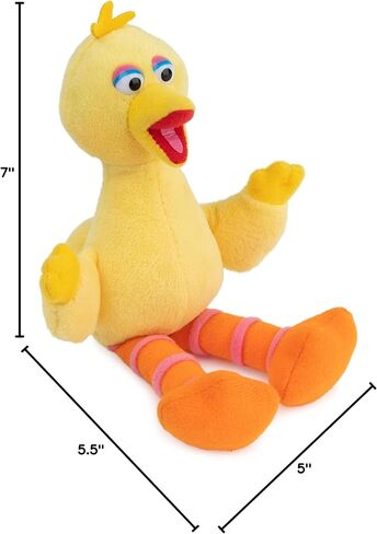 شخصية سيسامي ستريت إلمو من القطيفة على شكل كيس القماش مقاس 15.24 سم in Kuwait