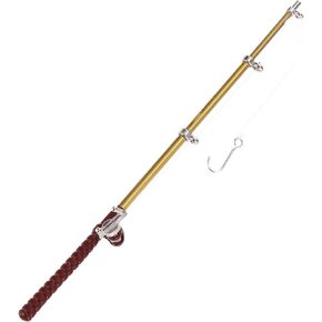 Toddmomy Miniature Dollhouse Fishing Pole Toy Fishing Pole Miniature Fishing Rod Mini Fishing Pole for Dollhouse Decorations