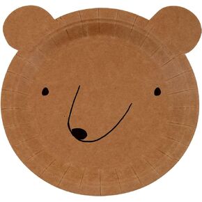 Meri Meri Bear Small Plates (Pack of 12)