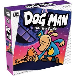 University Games | Dog Man: Grime and Punishment 100-piece jigsaw puzzle. 14 inch by 19 inch puzzle of Dav Pilkey’s famous crime fighting canine contains 100 pieces for challenging fun. Ages 6 and up.
