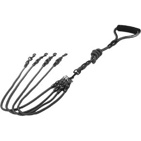 Petyoung 2/3/4 Way Pet Walking Couplers Lead Nylon Braided Rope No Tangle Dog Walking Tracks for 2/3/4 Dogs