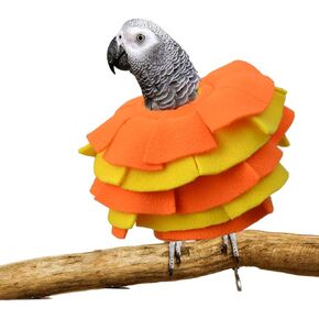 Bird Collar for Congo African Grey Parrots Feather Plucking Parrot Anti Bite Collar Full Body Shield
