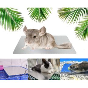 Pet Cooling Mat for Rabbit Hamsters, Self Cooling Mat Pad for Hamster Guinea Pig Chinchilla Kitten Cat and Other Small Animals, Pet Cool Plate Ice Bed - Perfect for Hot Summer Weather, S