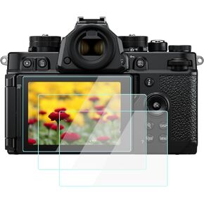 YRTIYO ZF Screen Protector Compatible for Nikon Z f Video Camera, 9H Tempered Glass Anti-Scrach Anti-Bubble Anti-Dust (3 Pack)