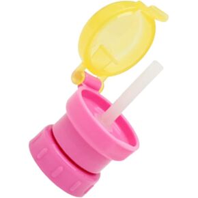 Kisangel Kid Water Bottle Cap Water Bottle Airplane Travel Essentials Water Bottle Cover Cap Safe Drink Straw Sippy Caps for Travel Spill Proof Soda Water Bottle Cover Cap