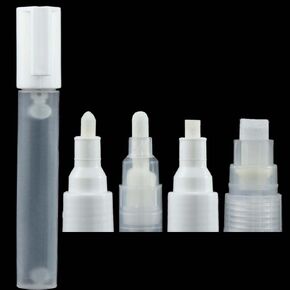 Kopida 4Pcs Empty Refill Paint Markers Blank Refillable Paint Pens Refillable Empty Marker Pen - 5mm 6.5mm 10mm 15mm Plastic Empty Pen Rod, for Acrylic/Watercolor/Oil Paints Graffiti Pen