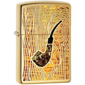 Zippo Pipe Lighter: Fusion Pipe - High Polish Brass 78213