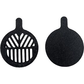 TEYOUYI Bahtinov Mask Focus and Cap Cover for ZWO Seestar S50,Lens Cap for Seestar S50 Accessories for ZWO Seestar S50 not Included SeeStar S50 Telescope 2pcs Black