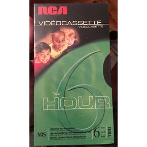 RCA VideoCassette 4 Pack VHS 6 Hour T120