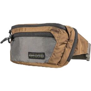 Eberlestock Bando Bag - Tactical Men's Fanny Pack w/Adjustable Waist Belt, Zippered Pockets, Compact Lightweight Belt Bag, Everyday Hip Pouch for Travel Outdoor Running Hunting, Black