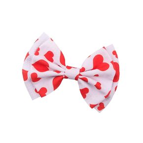 Valentine's Hair Hoop Headband Bow Baby Girls Hair Clips Pin Bow Accessories JHV13 (Big Bow Clip-C1)